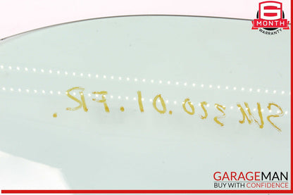 01-04 Mercedes R170 SLK230 Front Right Passenger Side Door Window Auto Glass OEM