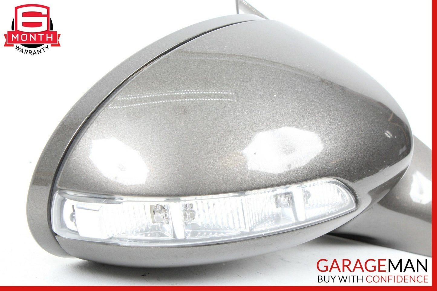 06-08 Mercedes W219 CLS500 Front Right Passenger Side Mirror Door Rear View Gray