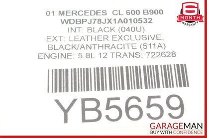00-12 Mercedes W215 CL600 CL500 Air Quality Sensor Module 2118300172 OEM