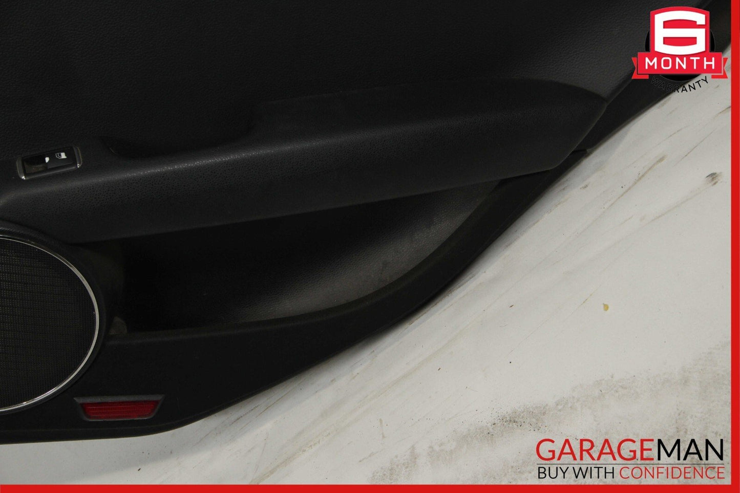08-14 Mercedes W204 C300 Sedan Rear Right Interior Door Trim Panel Black