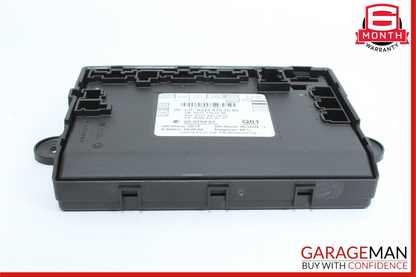07-13 Mercedes W221 S550 S600 Rear Right / Left Side Door Control Module OEM