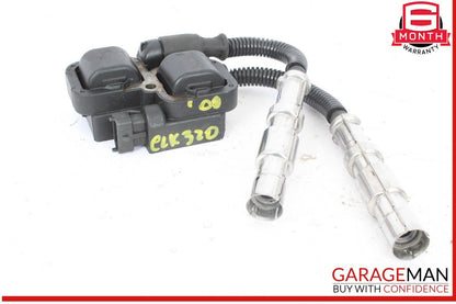98-06 Mercedes W208 CLK320 S500 SL500 Ignition Spark Coils Set of 6 OEM