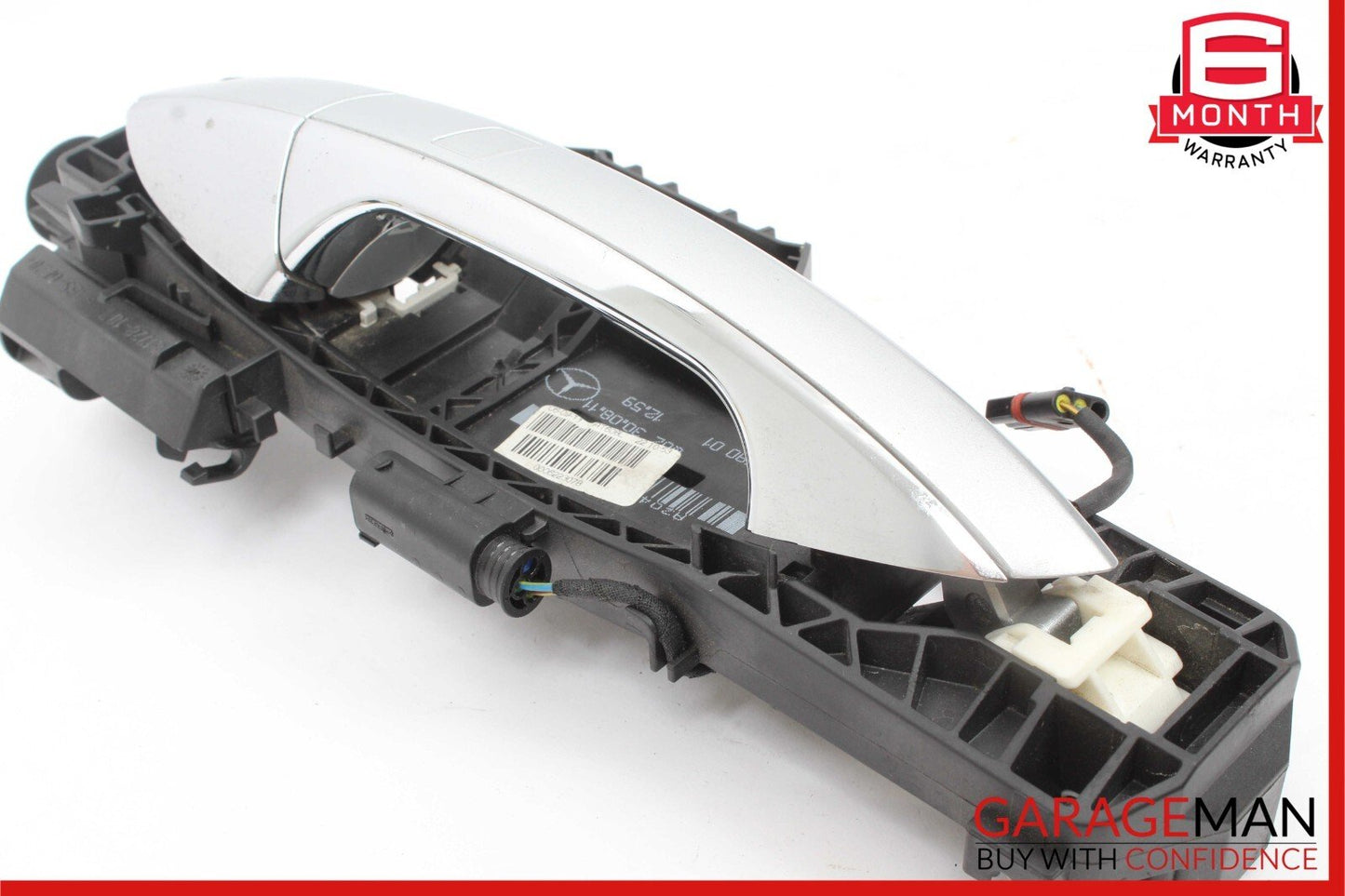08-14 Mercedes W204 C250 Rear Left Driver Side Exterior Door Handle Silver OEM