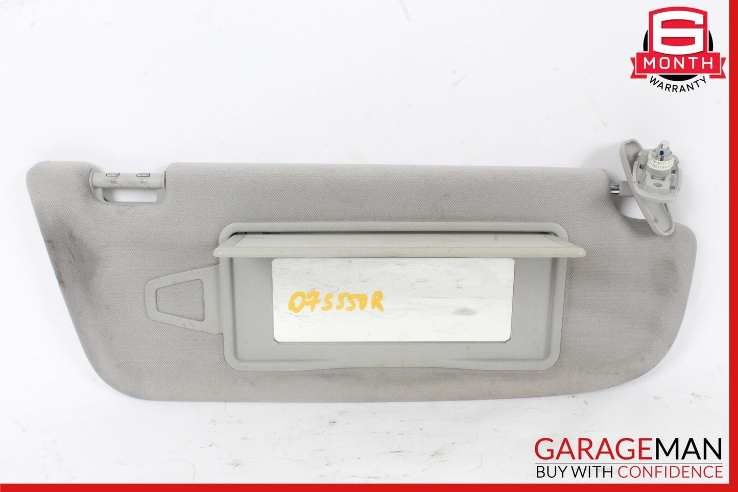 07-14 Mercedes W221 S400 Front Right Side Sun Visor Sunvisor Shade Suede OEM