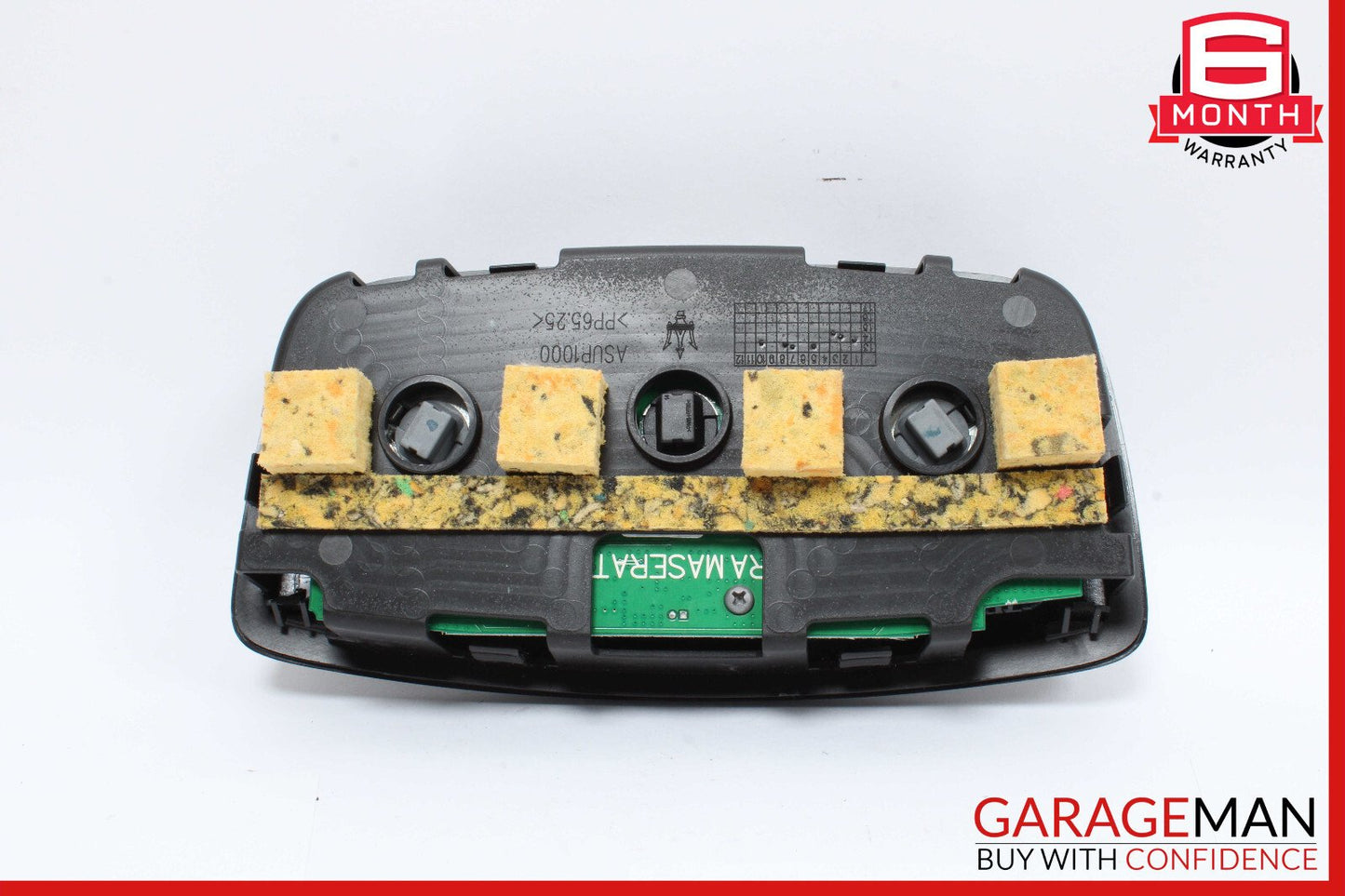 14-17 Maserati Ghibli Rear Overhead Dome Light Reading Lamp Module Black OEM