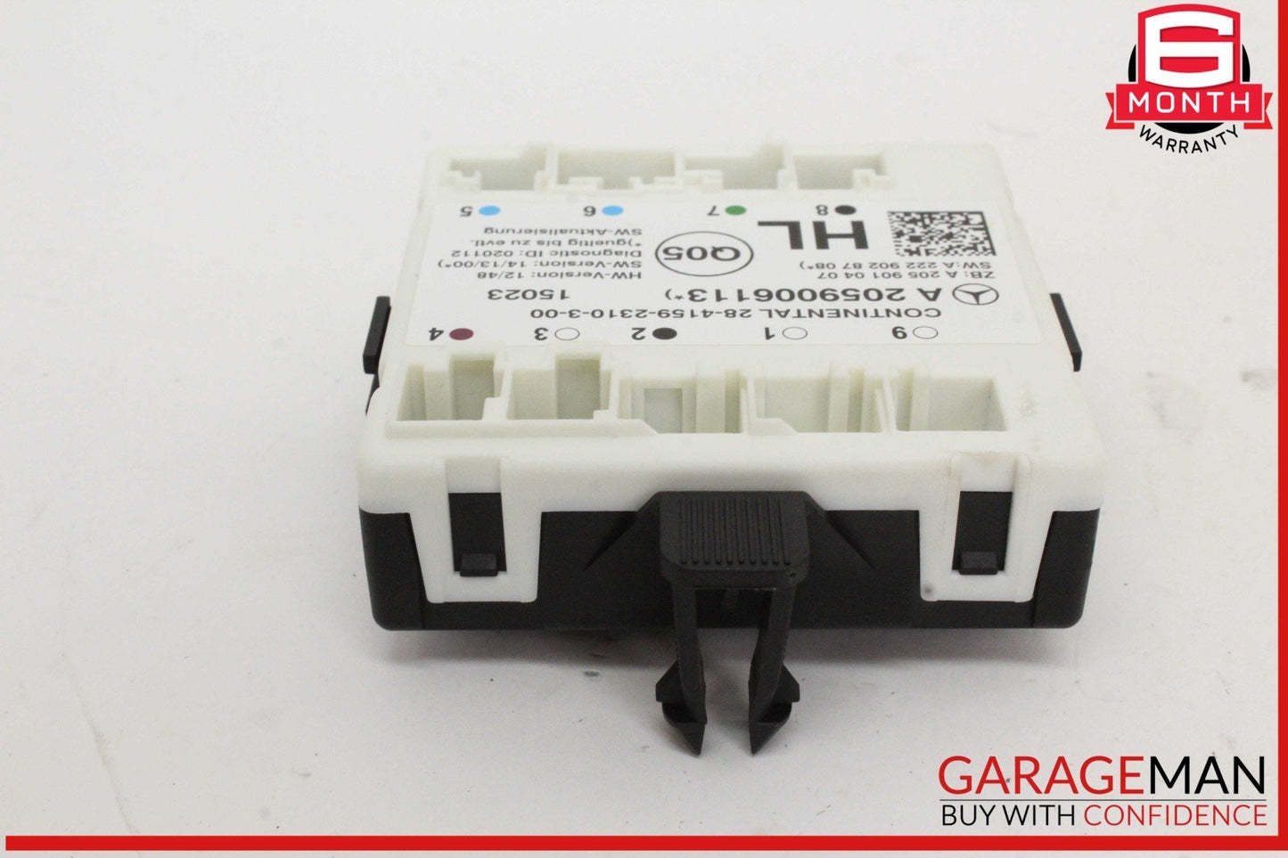 15-18 Mercedes W205 C300 Rear Left Driver Side Door Control Module Unit OEM