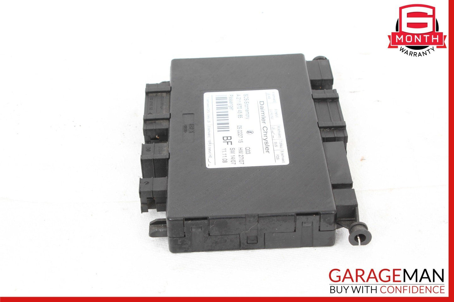 03-12 Mercedes W211 E350 CLS350 Under Seat Control Module Front Right Side OEM