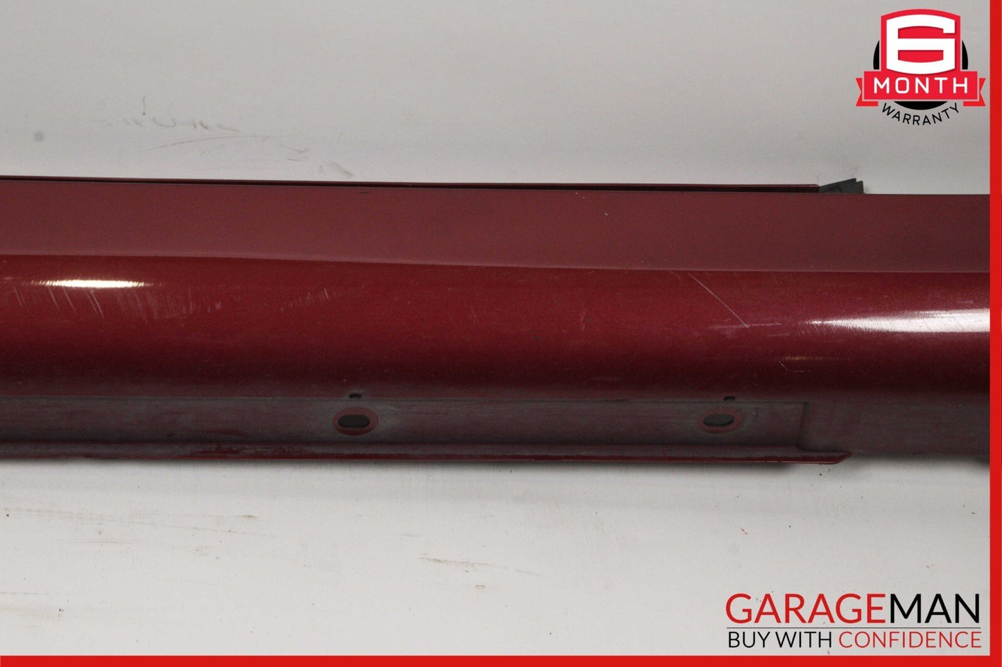 06-09 Mercedes W209 CLK350 CLK500 Coupe Left Side Rocker Molding Side Skirt Red
