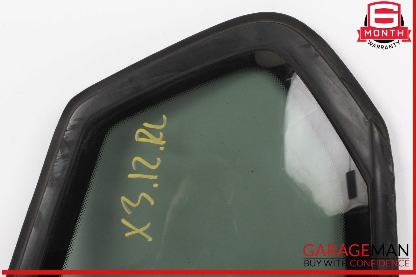 11-17 BMW X3 Rear Left Driver Side Quarter Window Glass OEM