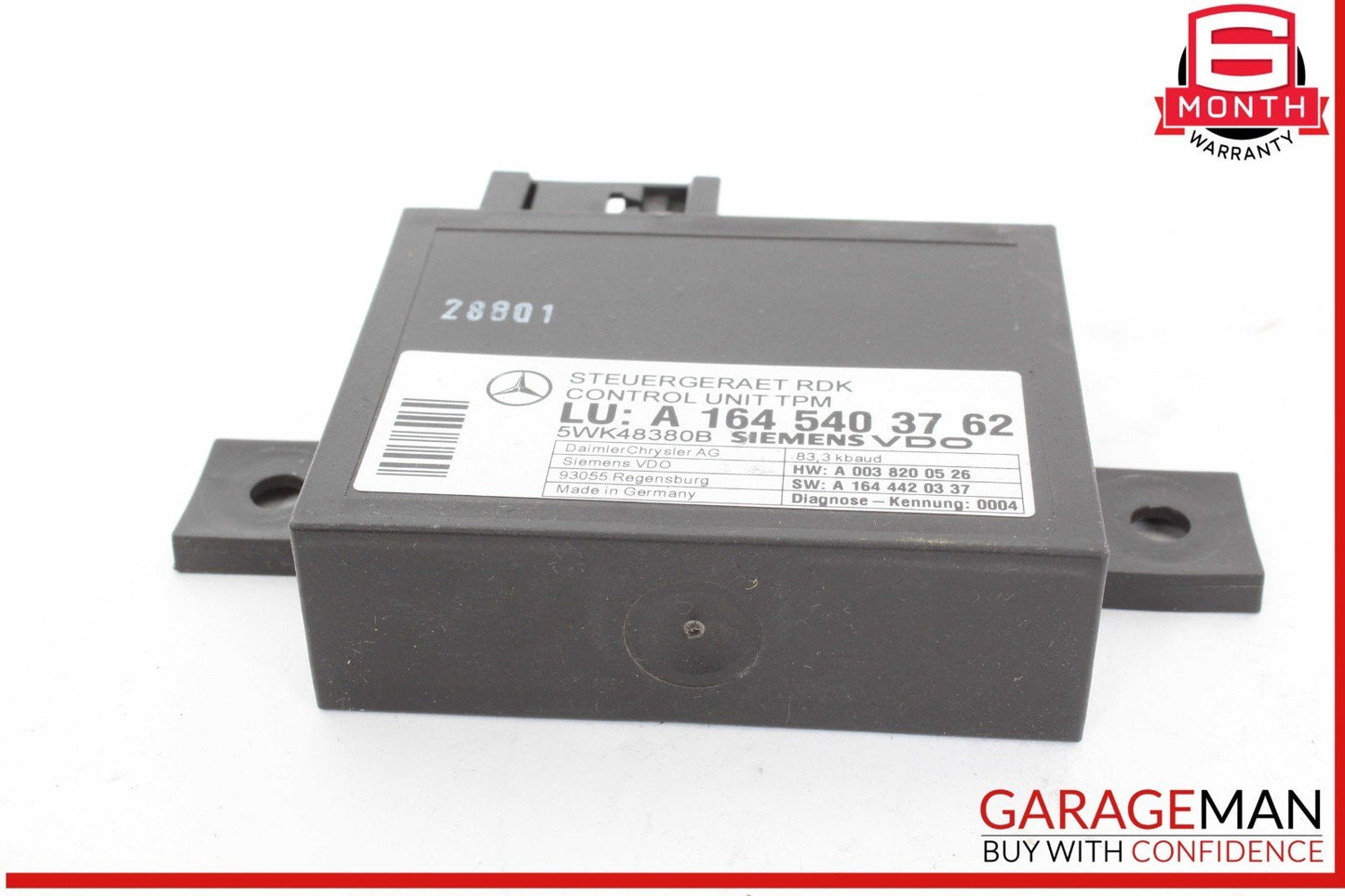 06-13 Mercedes W211 E350 ML350 R350 TPMS Tire Pressure Control 1645403762 OEM