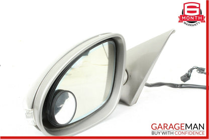 06-08 Mercedes W219 CLS500 Front Left Side Mirror Door Rear View Cubanite Silver