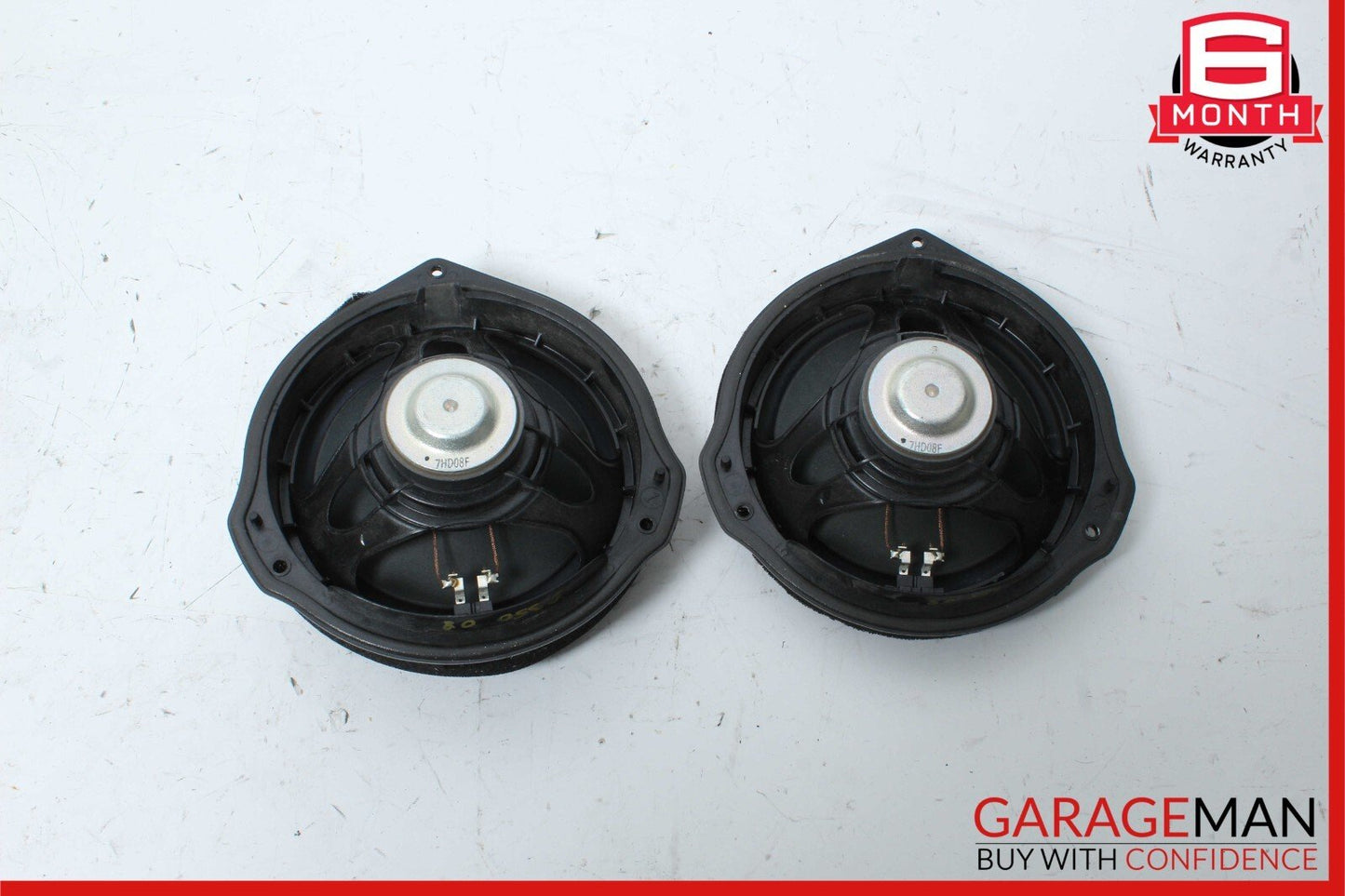 08-14 Mercedes W204 C350 Front Right & Left Side Door Sound Speaker Set of 2 Pc