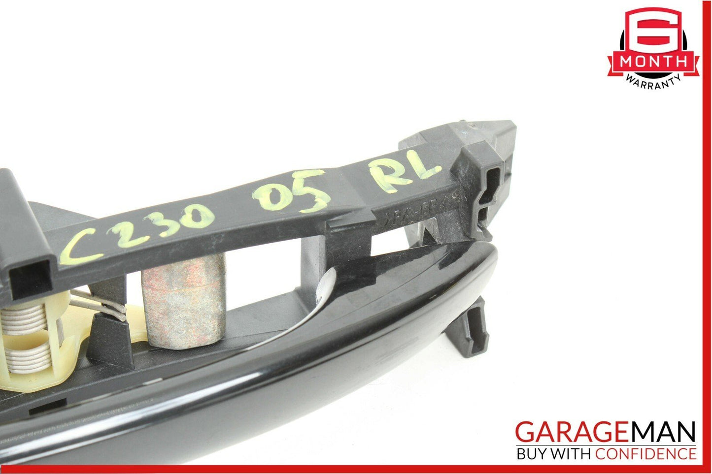 05-07 Mercedes W203 C350 Rear Left Driver Side Exterior Door Handle Black OEM
