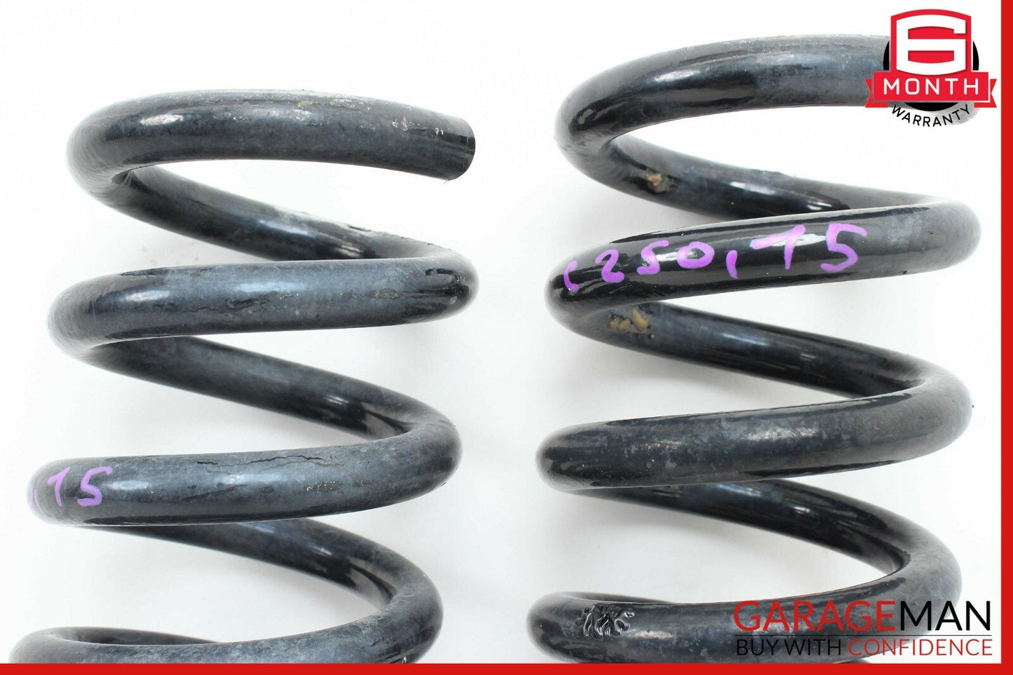 08-14 Mercedes W204 C250 C350 Rear Shock Absorber Coil Spring Set of 2 Pc OEM