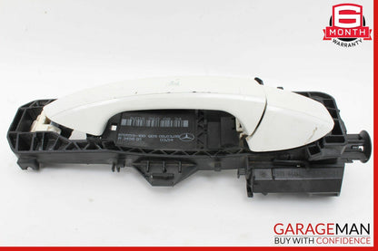08-11 Mercedes W204 C250 C300 Rear Right Side Exterior Door Handle White OEM