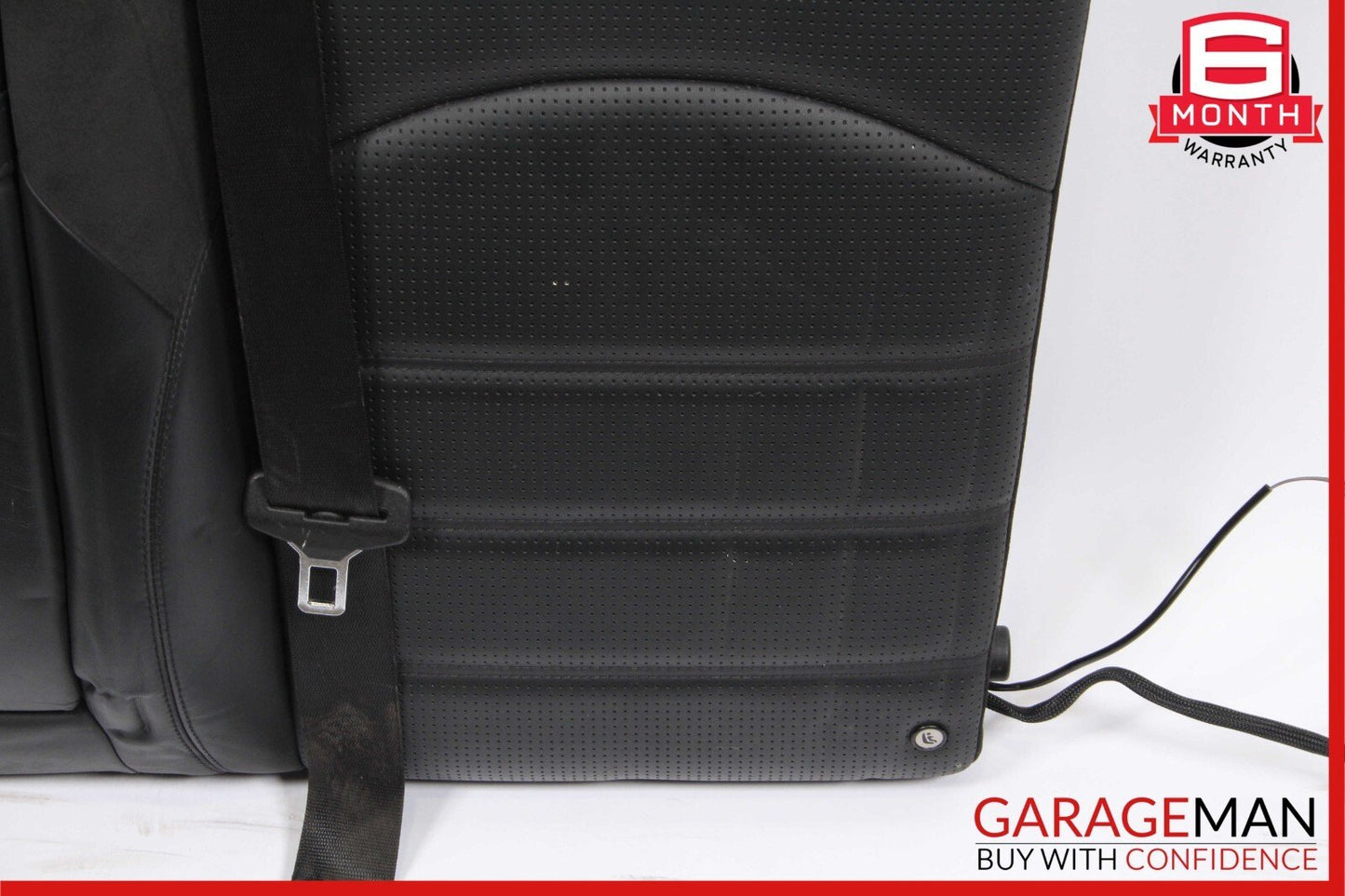 07-09 Mercedes W211 E63 AMG Rear Left Top Upper Seat Cushion Cover Black OEM
