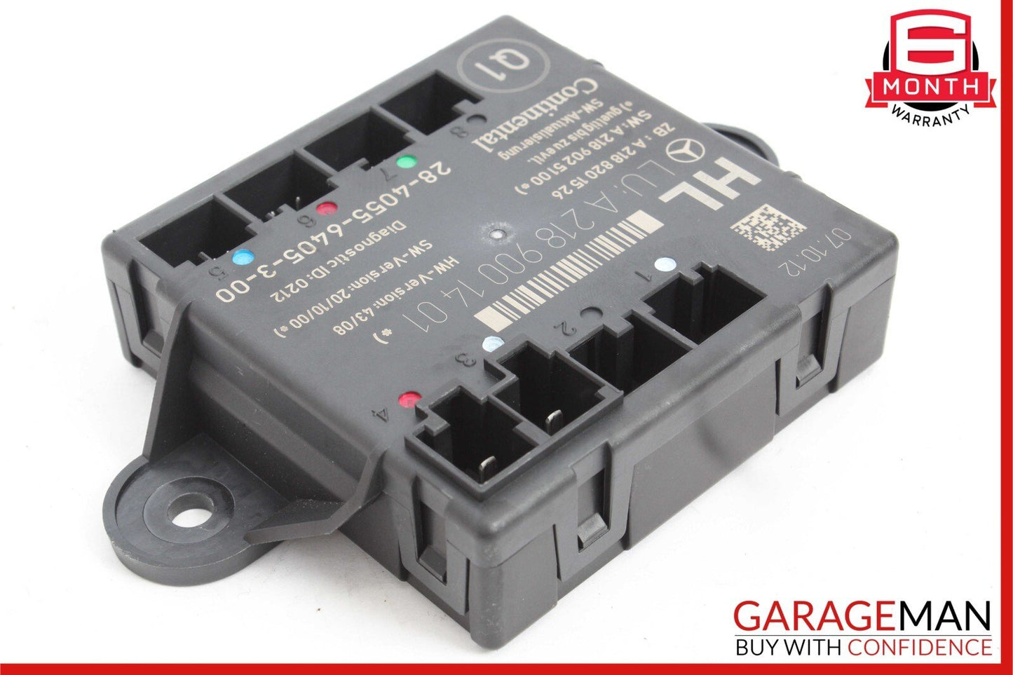 08-18 Mercedes E250 CLS550 C250 Rear Left Side Door Control Module Unit