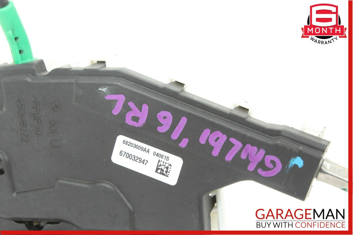14-17 Maserati Ghibli Rear Left Driver Side Door Lock Latch Actuator Mechanism