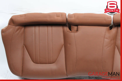 14-17 Maserati Ghibli Rear Bench Lower Bottom Seat Cushion Cover Leather Brown