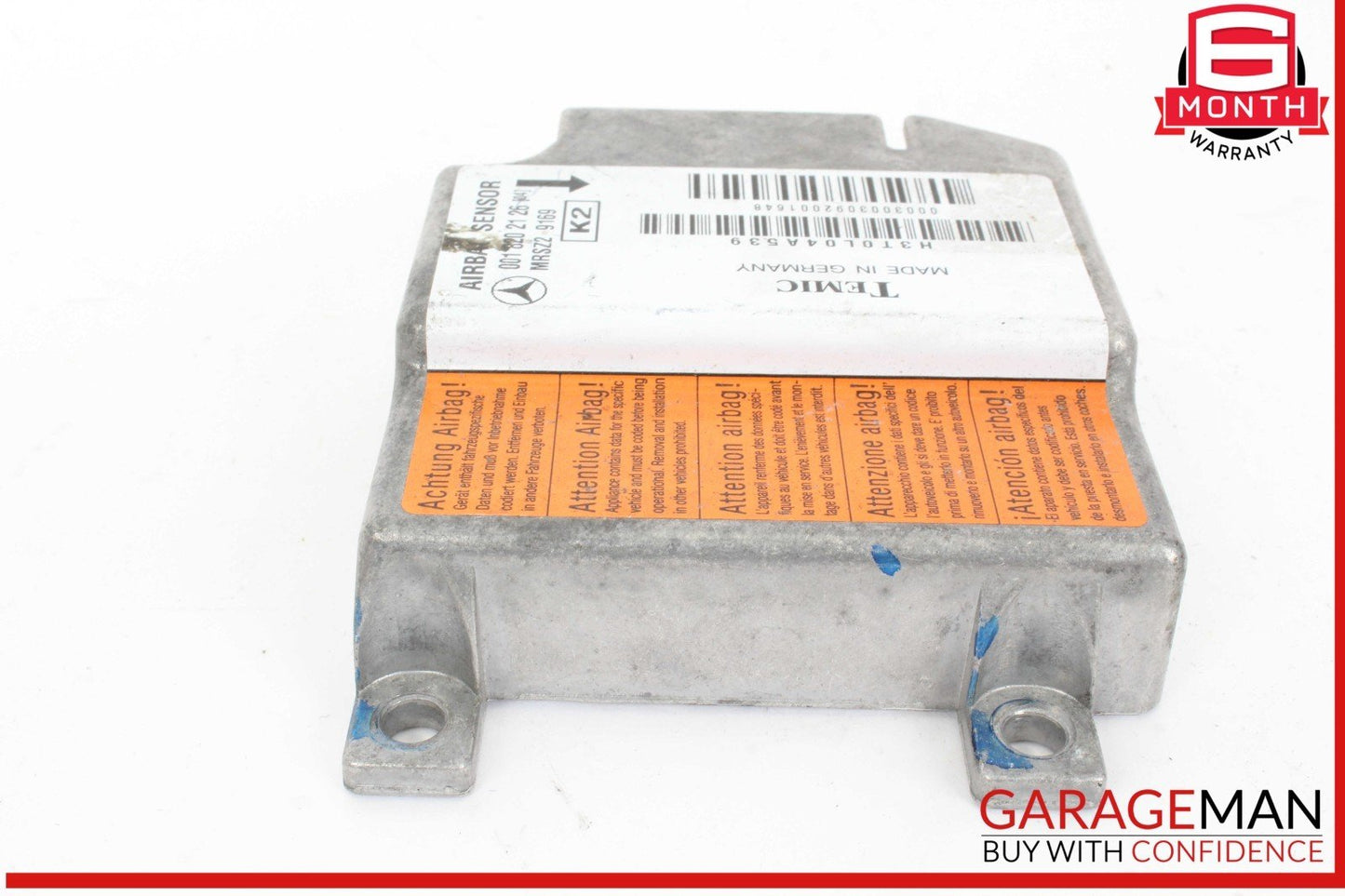 96-02 Mercedes R129 SL500 E420 Airbag Air Bag Sensor SRS Control Module OEM