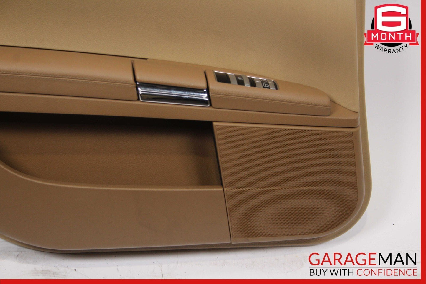 07-09 Mercedes W221 S550 Rear Left Side Interior Door Panel Trim Assy Brown