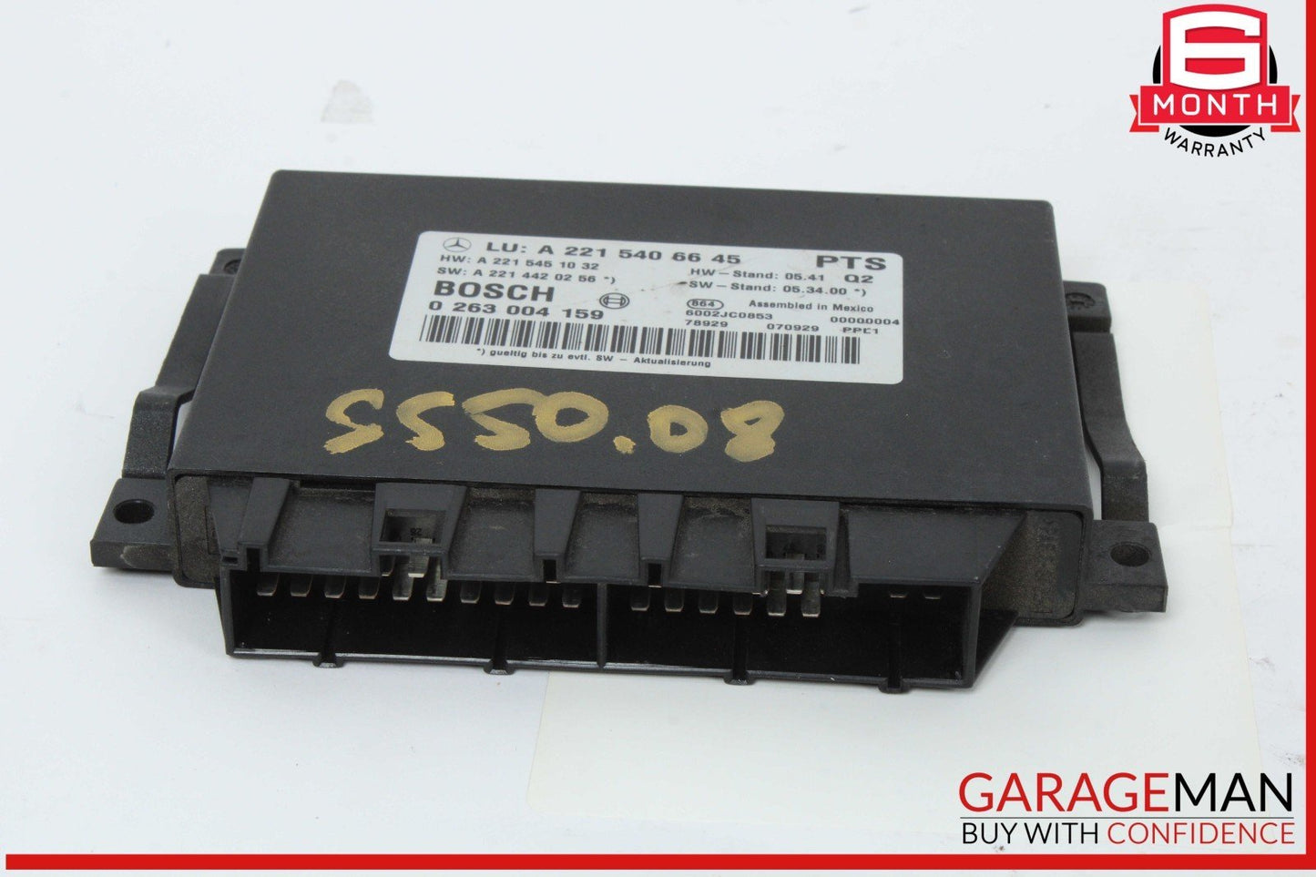 07-10 Mercedes W221 S550 CL550 Parktronic Control Module PDC 2215406645 OEM