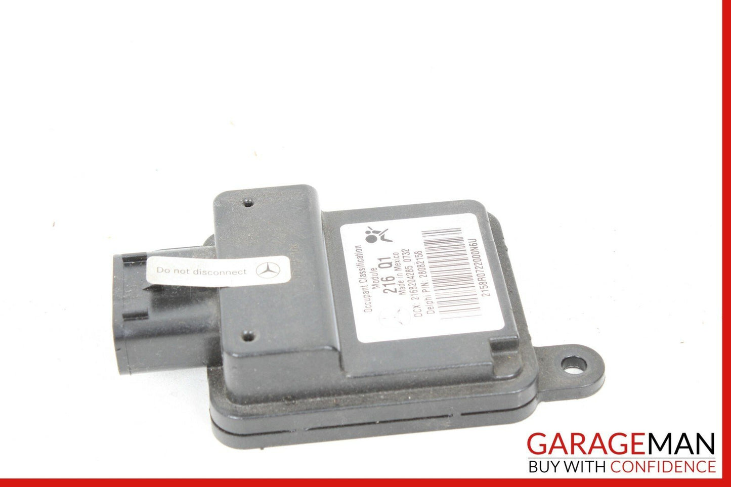 07-10 MERCEDES W216 CL550 FRONT RIGHT PASSENGER SIDE SEAT OCCUPANCY MODULE Q1