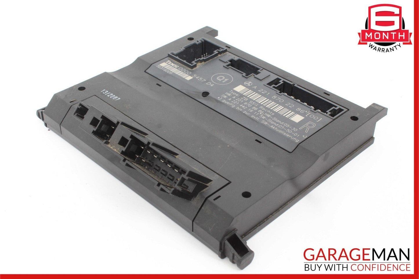 07-13 Mercedes W221 S400 S350 S550 Front Right Side Under Seat Control Unit