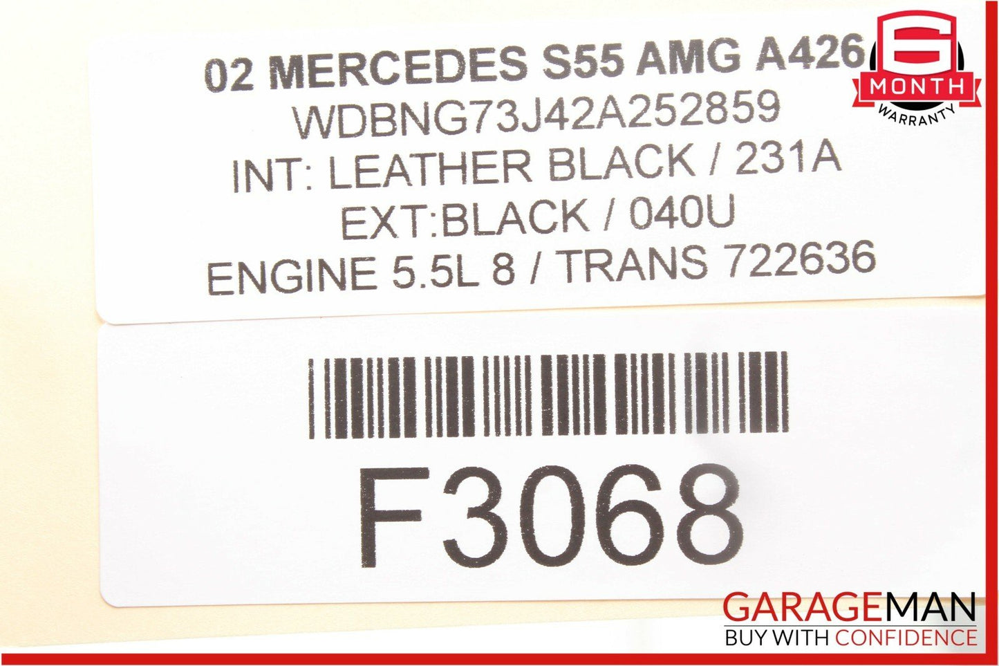00-06 Mercedes W220 S55 Front Left Side Door Audio Sound Speaker OEM