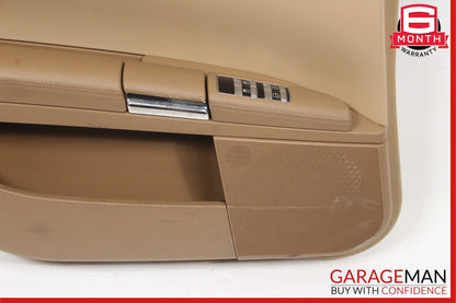 07-09 Mercedes W221 S550 Rear Left Driver Side Interior Door Panel Cover Brown