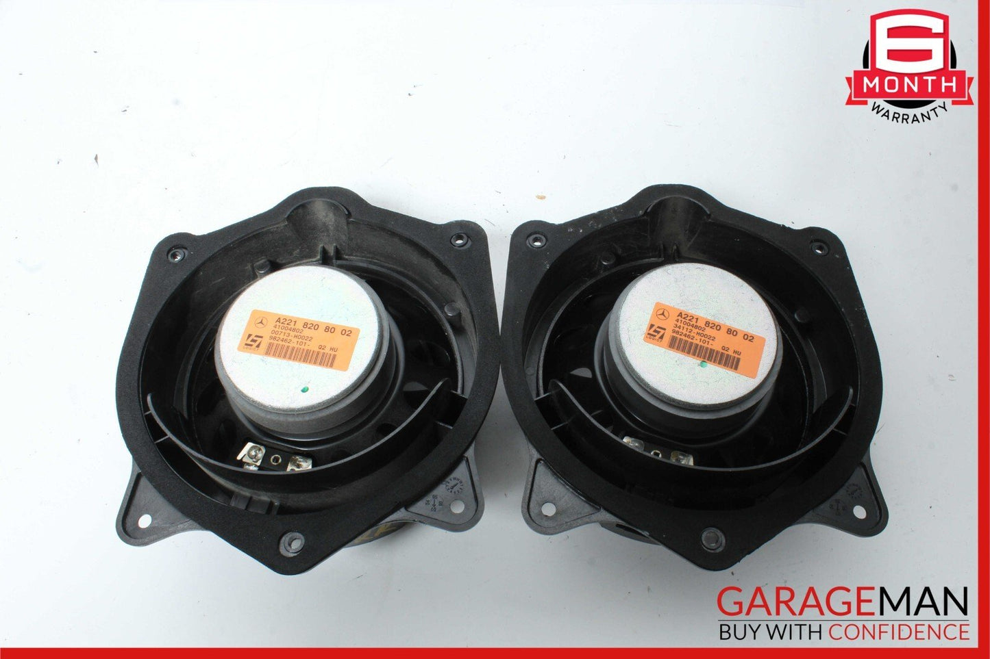 10-13 Mercedes W221 S350 S400 S550 Rear Door Loud Speaker Speakers Set of 2 Pc