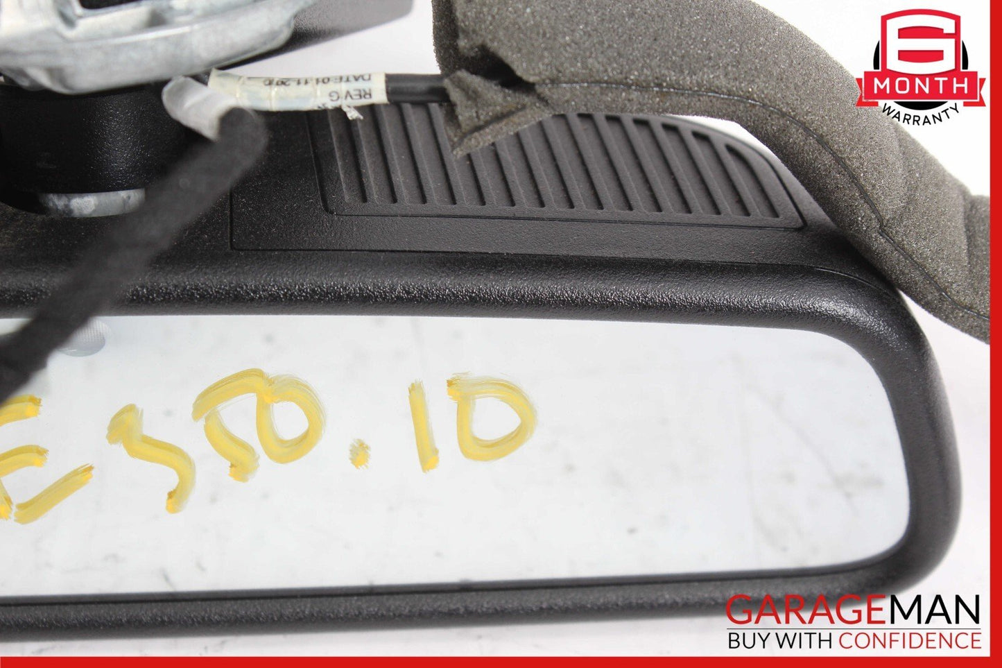 10-16 Mercedes W212 E350 E400 Front Interior Top Upper Rear View Mirror Black
