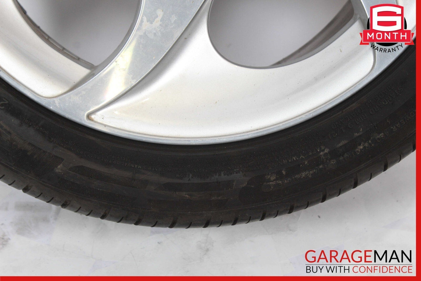 03-12 Mercedes R230 SL500 Rear Wheel Tire Rim 9.5Jx18H2 ET40 R18 2304011802 OEM