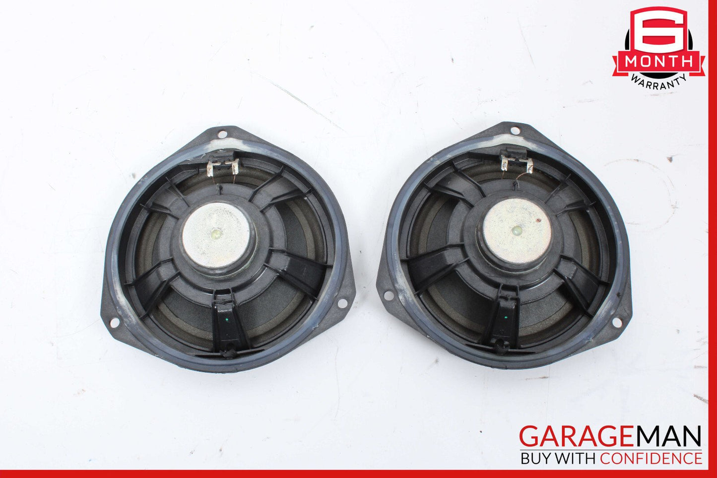 14-17 Maserati Ghibli Rear Right & Left Side Door Sound Audio Speaker Set OEM