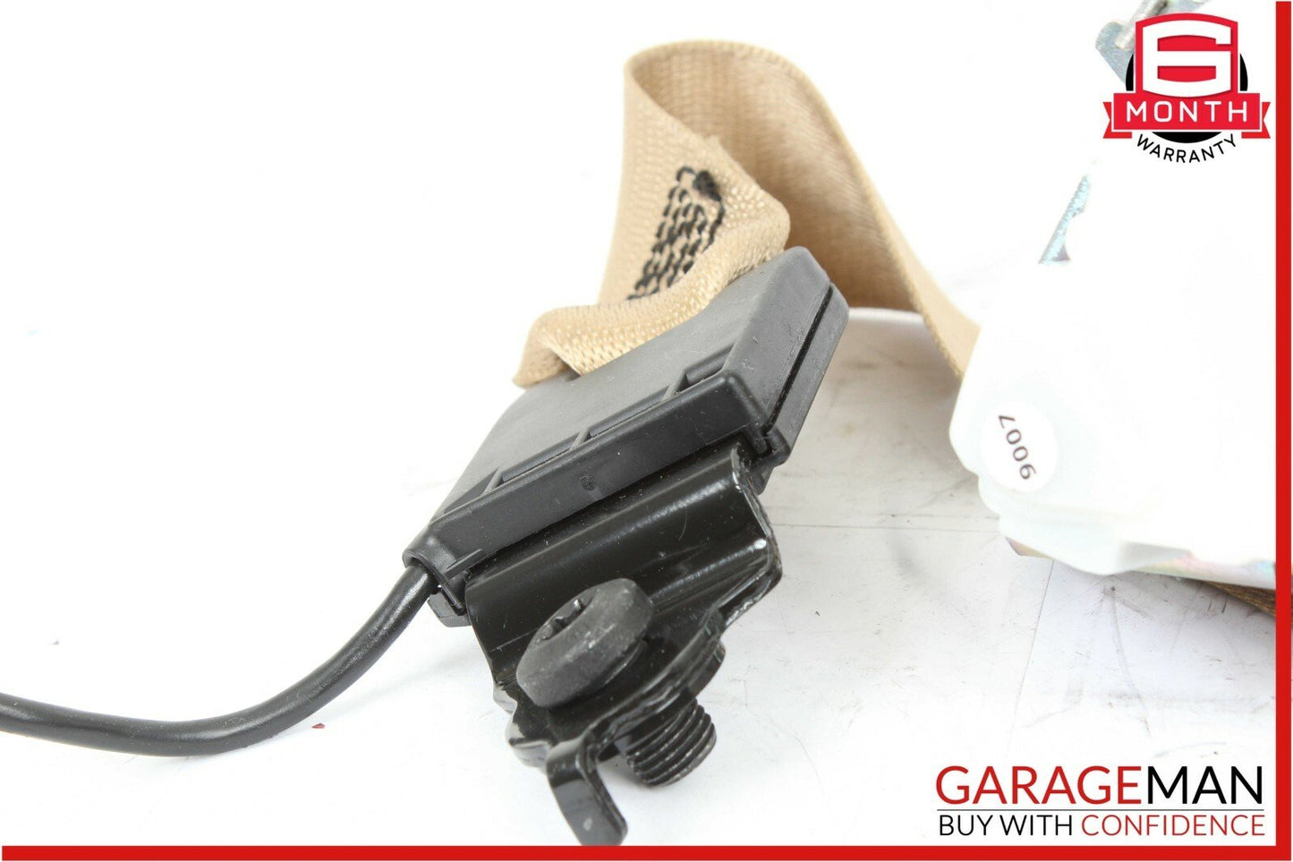 08-14 Mercedes W204 C300 Front Right Side Seatbelt Seat Belt Retractor Brown