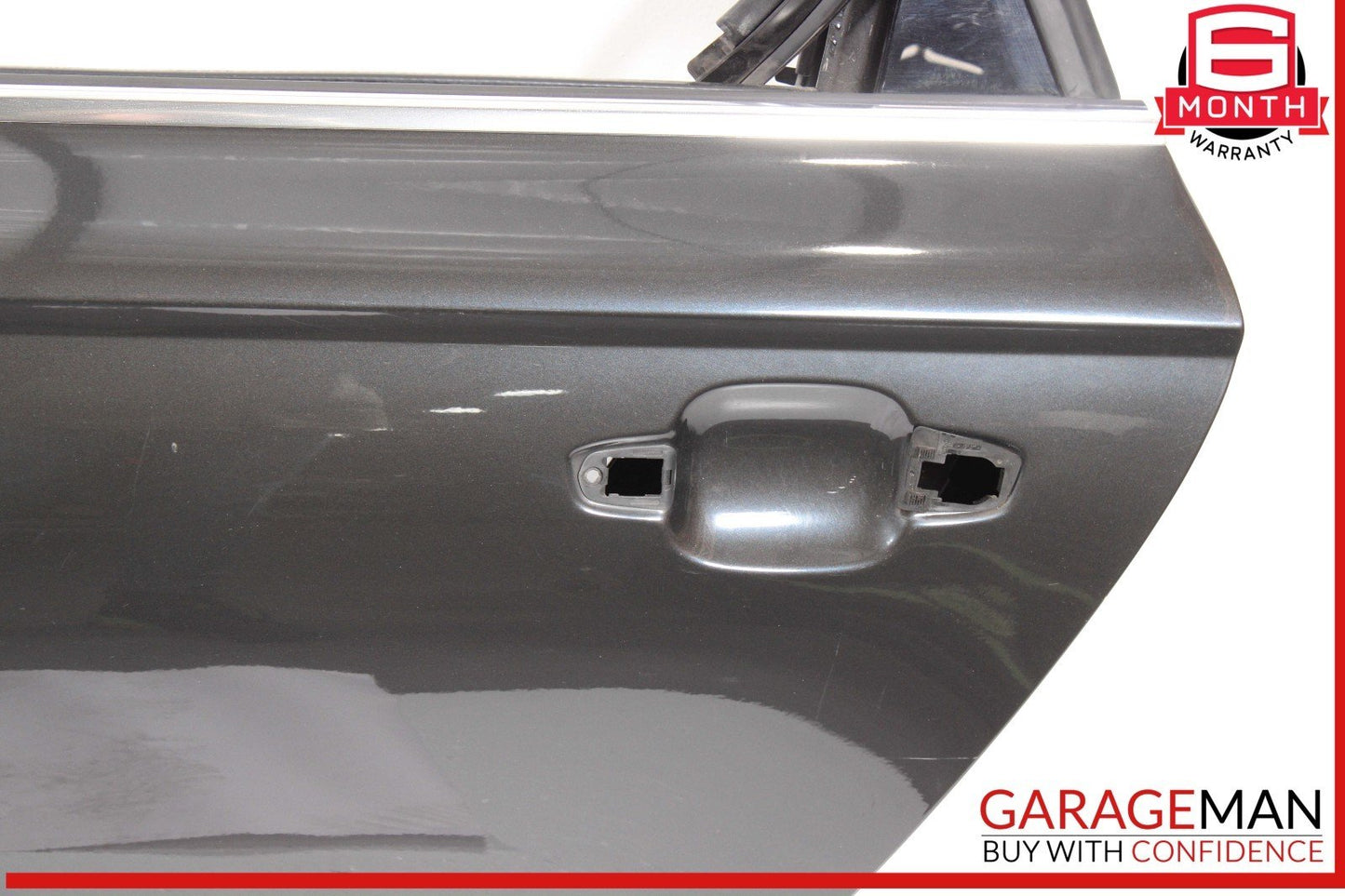 12-18 Audi A6 Rear Left Driver Side Exterior Door Shell Frame Panel OEM