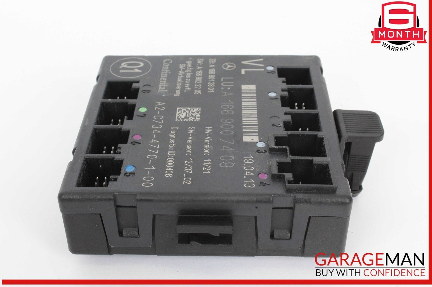 12-19 Mercedes X166 GL450 Front Left Drive Side Door Control Module Unit