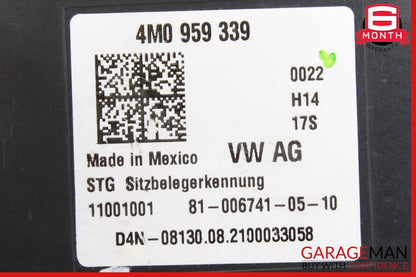 19-24 AUDI Q8 FRONT RIGHT SIDE SEAT OCCUPANT SENSOR MODULE OEM 4M0959339
