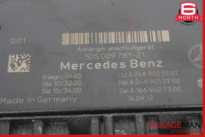 12-16 Mercedes W166 ML350 GL450 Trailer Towing Control Module 2469005501 OEM