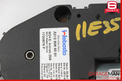 10-16 Mercedes Benz W212 E350 Sun Roof Motor A2129069001
