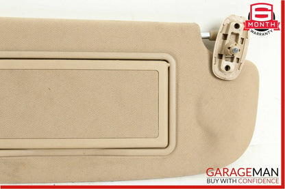 07-13 Mercedes W221 S550 S65 AMG Front Right Side Sun Visor Shade Suede Brown