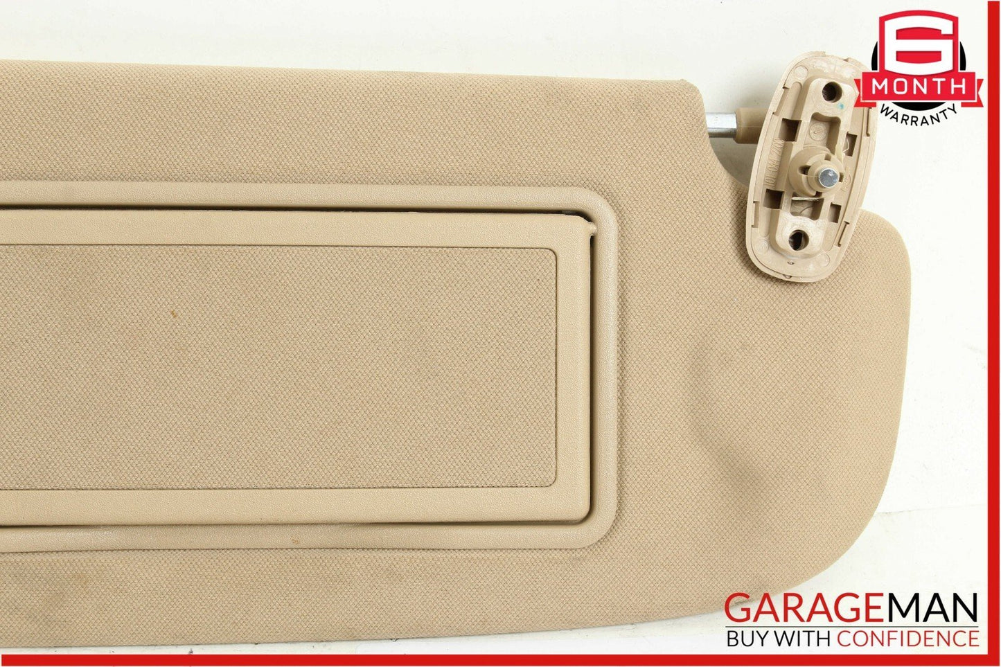07-13 Mercedes W221 S550 S65 AMG Front Right Side Sun Visor Shade Suede Brown