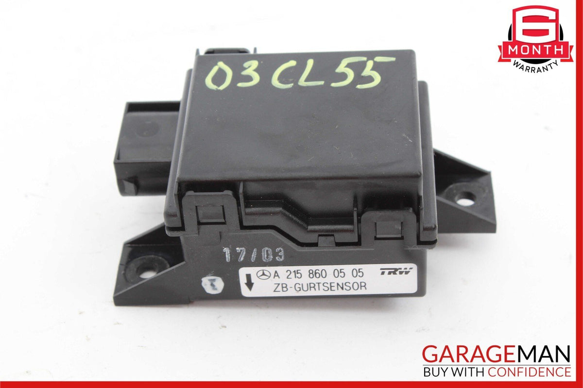 Mercedes W215 CL55 AMG SL500 Seat Belt Seatbelt Tension Sensor 2158600505 OEM