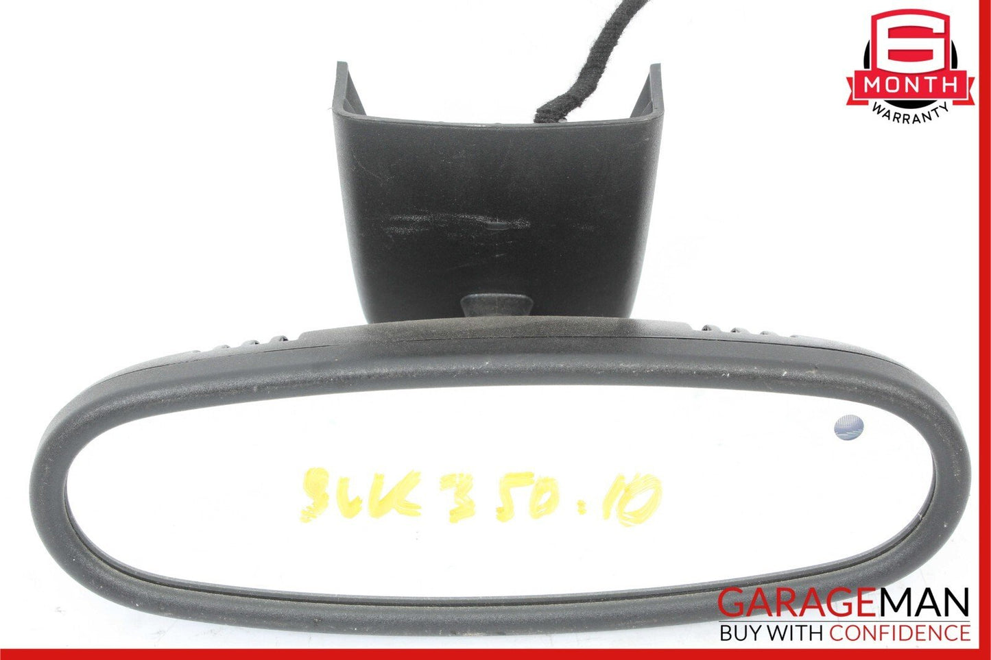 05-11 Mercedes R171 SLK350 Interior Top Rear View Mirror Black Auto Dim Assy