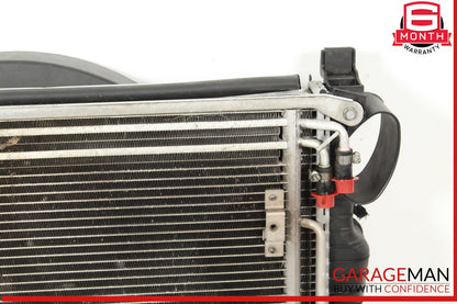 03-06 Mercedes R230 SL500 Engine Motor Cooling Radiator Fan Shroud A/C Condenser
