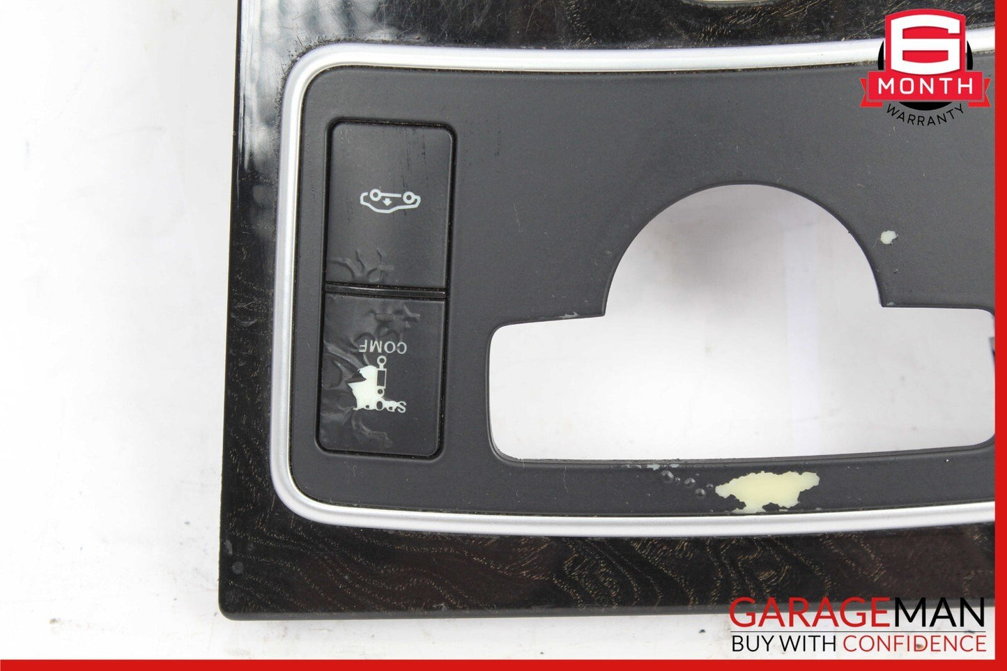 10-13 Mercedes W212 E350 E250 Center Console Switch Trim Cover Bezel Black