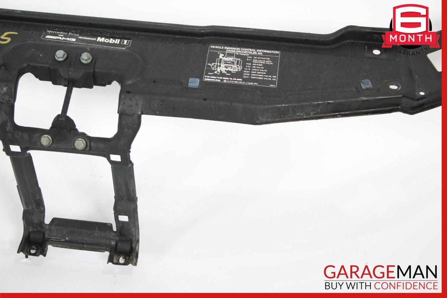 00-06 Mercedes W220 S55 AMG S500 Front Upper Radiator Core Support Bracket OEM