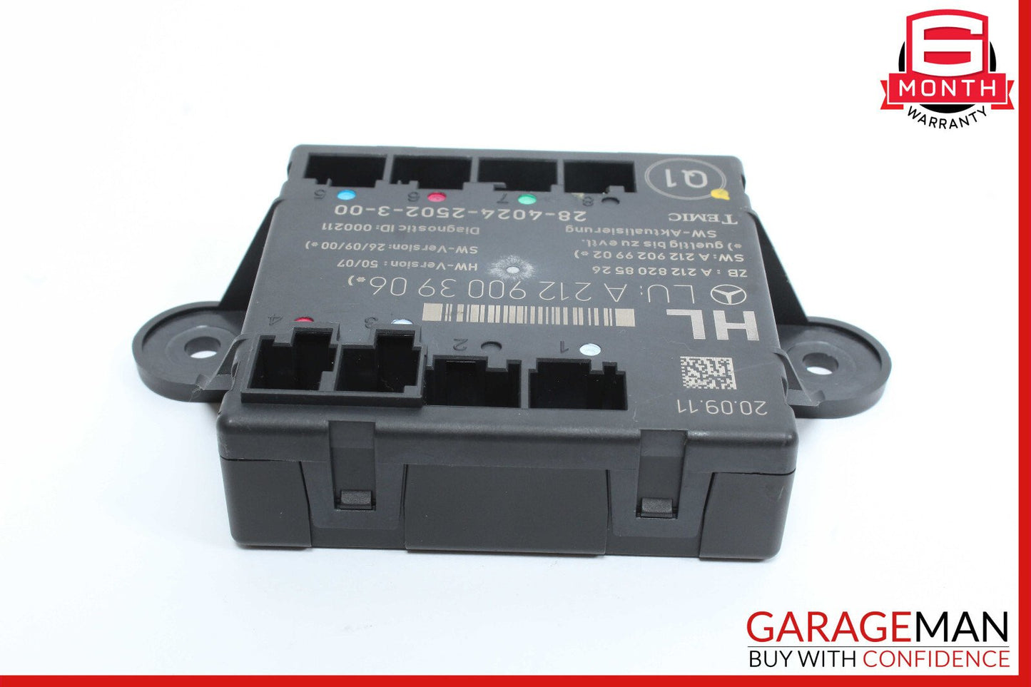 08-18 Mercedes W204 C250 C350 CLS550 Rear Left Side Door Control Module OEM
