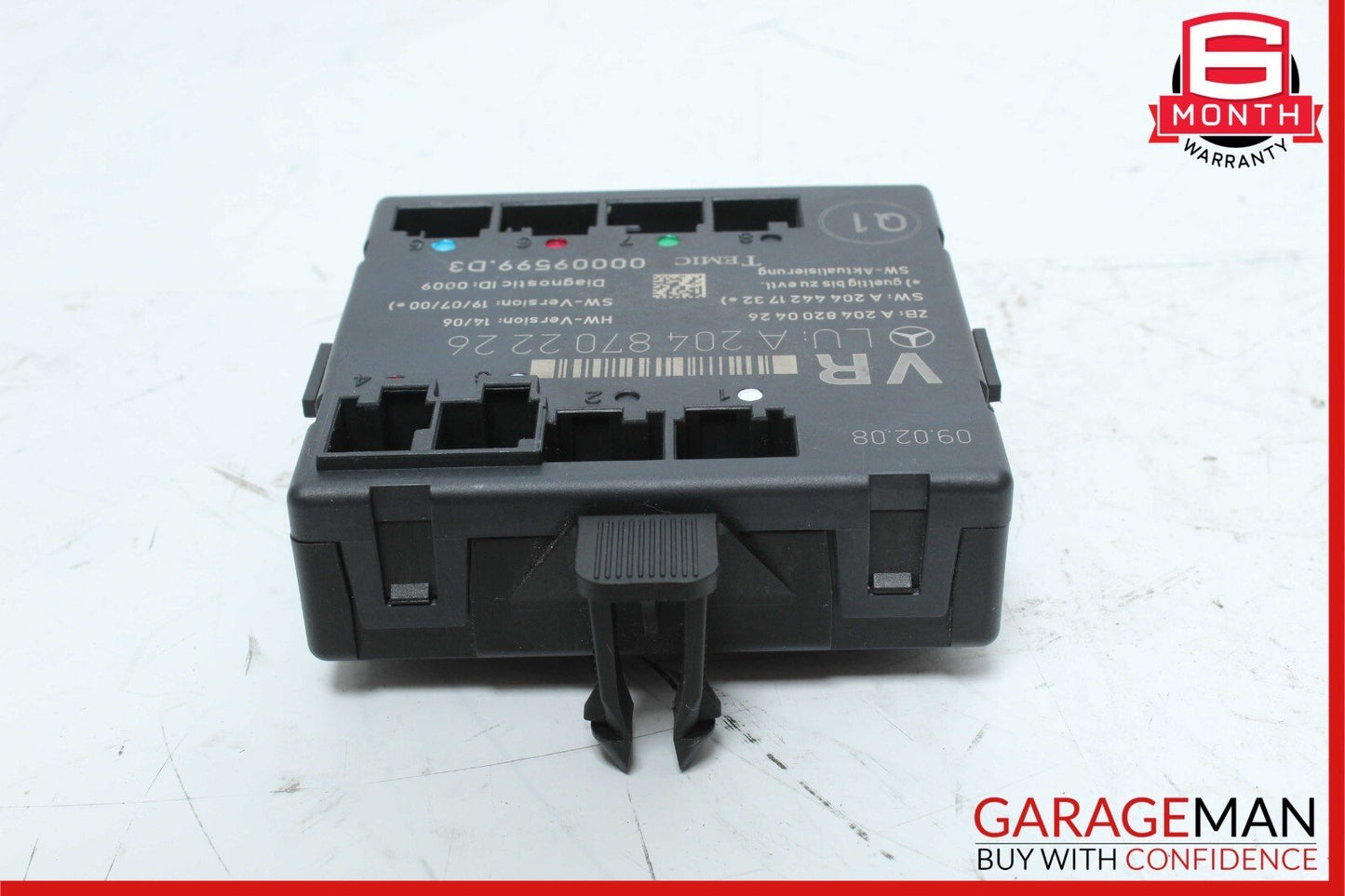 08-14 Mercedes W204 C350 Front Right Passenger Side Door Control Module Unit OEM