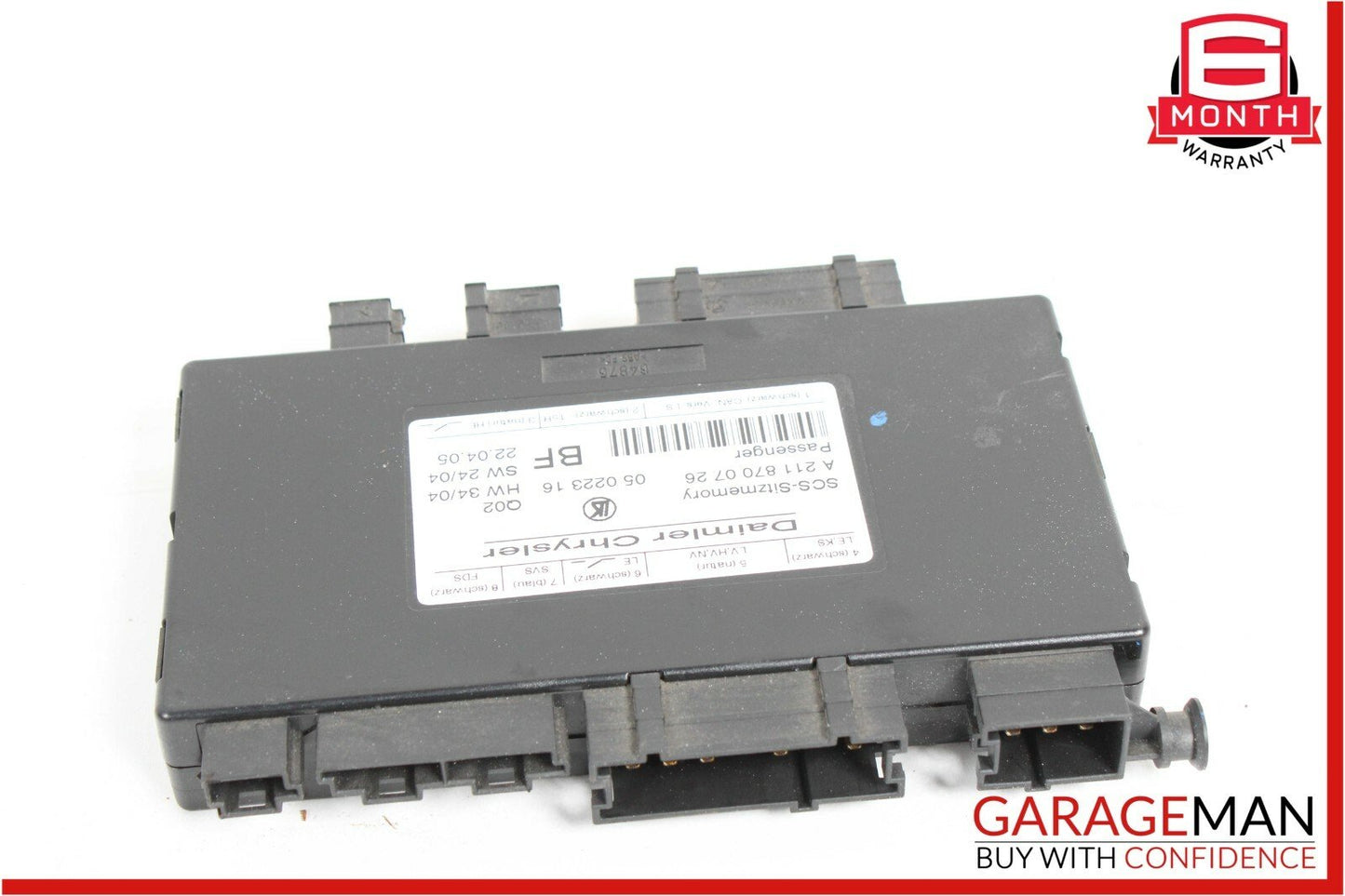 03-11 Mercedes W219 CLS500 Front Right Passenger Under Seat Controller Module